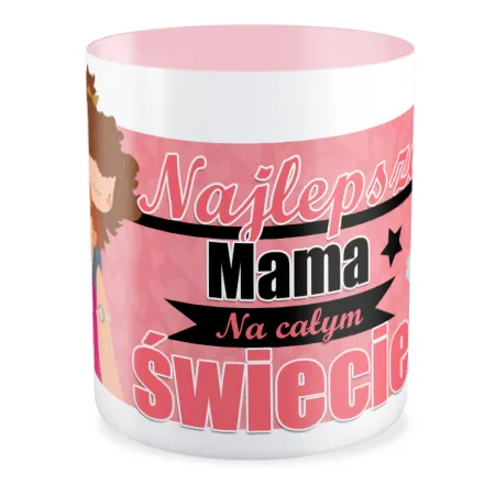 Kubek różowy na DZIEŃ MATKI Najlepsza Mama na całym świecie