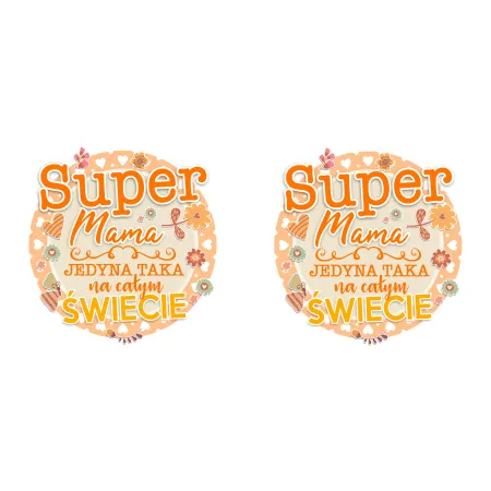 Kubek magiczny na DZIEŃ MATKI Super Mama jedyna taka na całym świecie