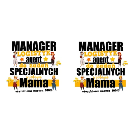 Kubek magiczny na DZIEŃ MATKI Do zadań specjalnych Mama norma 300%