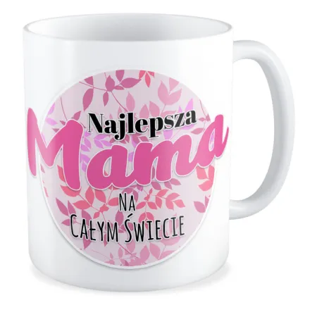Zestaw poduszka + kubek na DZIEŃ MATKI Najlepsza Mama na całym świecie