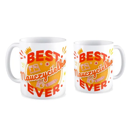 Kubek na DZIEŃ NAUCZYCIELA Best nauczycielka ever