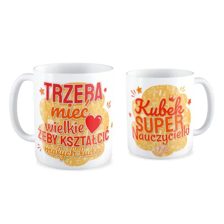 Kubek na DZIEŃ NAUCZYCIELA Super nauczycielka