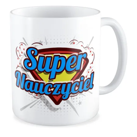 Kubek na DZIEŃ NAUCZYCIELA Super nauczyciel