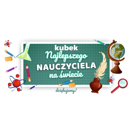 Kubek czarny DZIEŃ NAUCZYCIELA Najlepszego na całym świecie