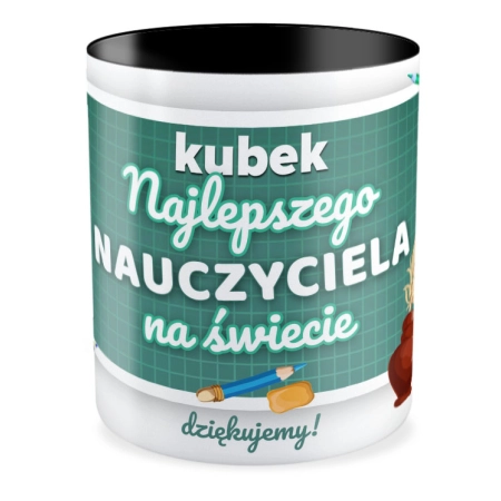 Kubek czarny DZIEŃ NAUCZYCIELA Najlepszego na całym świecie