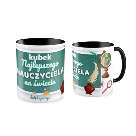 Kubek czarny DZIEŃ NAUCZYCIELA Najlepszego na całym świecie