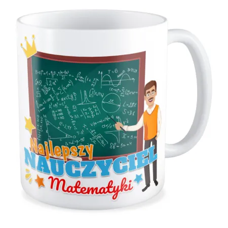 Kubek na DZIEŃ NAUCZYCIELA Najlepszy nauczyciel matematyki
