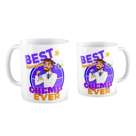 Kubek na DZIEŃ NAUCZYCIELA Best nauczyciel chemii ever
