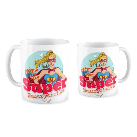 Kubek na DZIEŃ NAUCZYCIELA Super nauczycielka