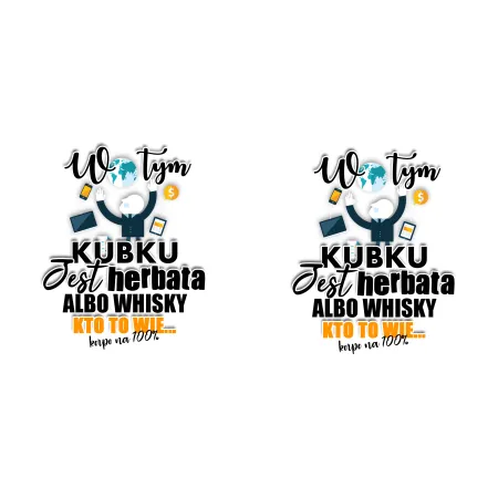 Kubek KORPO Jest herbata albo whisky Kto to wie