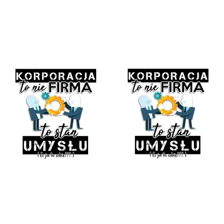 Kubek KORPO Korporacja to nie firma to stan umysłu