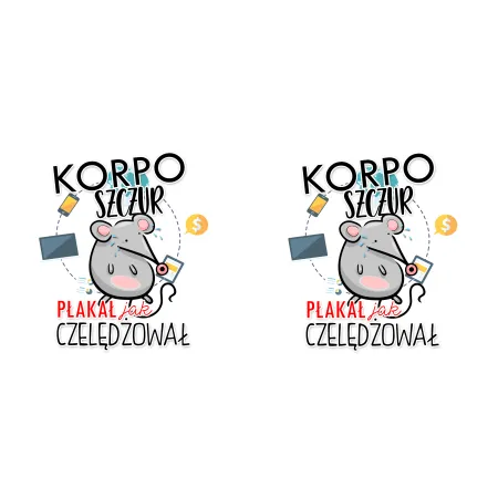 Kubek KORPO Szczur płakał jak czelędżował