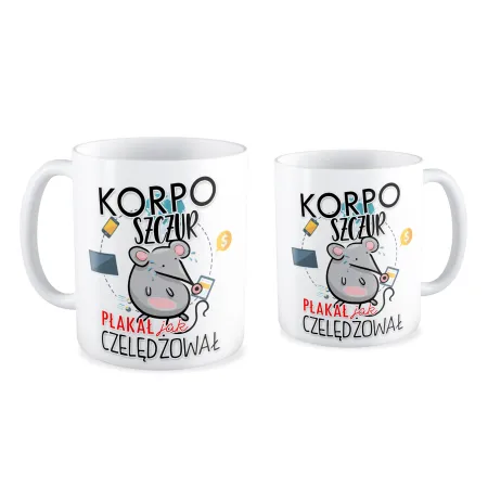 Kubek KORPO Szczur płakał jak czelędżował