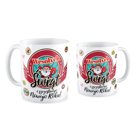 Kubek BOŻE NARODZENIE Wesołych Świąt