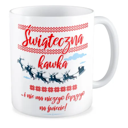Kubek BOŻE NARODZENIE Świąteczna kawka