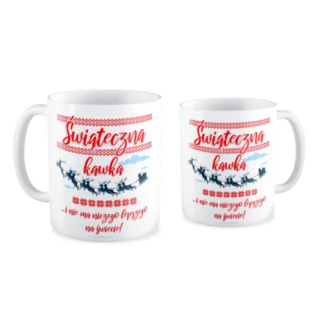 Kubek BOŻE NARODZENIE Świąteczna kawka