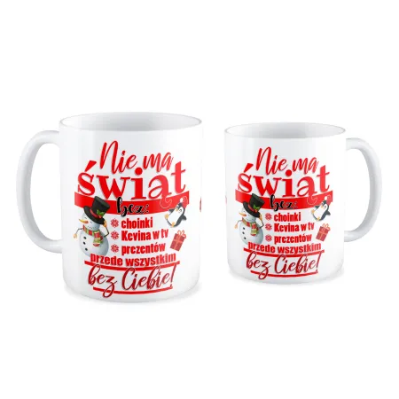 Kubek BOŻE NARODZENIE Nie ma świąt bez Ciebie