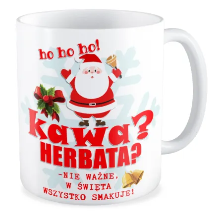Kubek BOŻE NARODZENIE Kawa? Herbata?