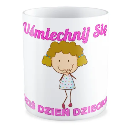 Kubek na DZIEŃ DZIECKA Uśmiechnij się dziś dzień dziecka