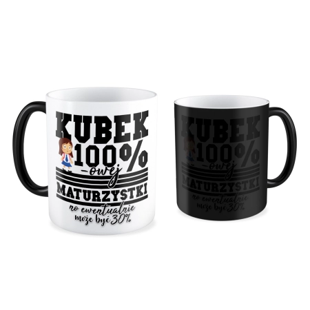 Kubek magiczny MATURA 100%-owej maturzystki no może być 30%