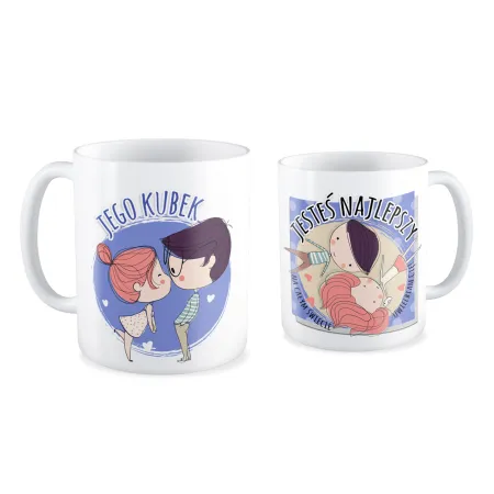 Kubek MIŁOSNY na WALENTYNKI Jesteś najlepszy na świecie