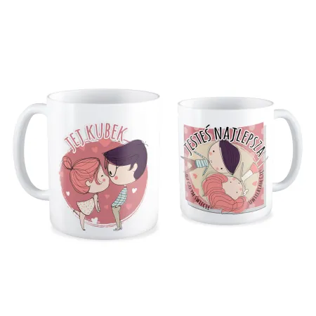 Kubek MIŁOSNY na WALENTYNKI Jesteś najlepsza na świecie