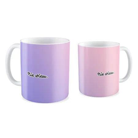 Kubek BEZ CENZURY Nie wiem