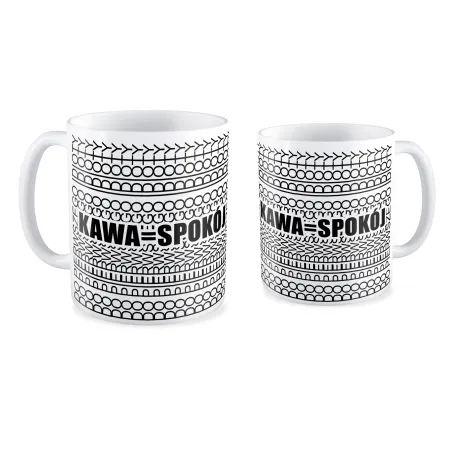 Kubek UKRYTY PRZEKAZ Kawa = spokój