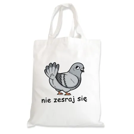 Torba na zakupy ZABAWNA śmieszna Nie zesraj się