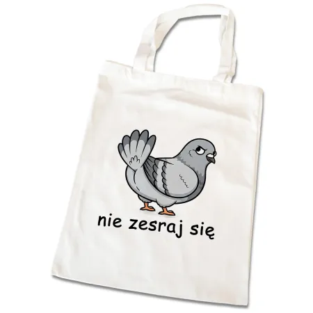 Torba na zakupy ZABAWNA śmieszna Nie zesraj się
