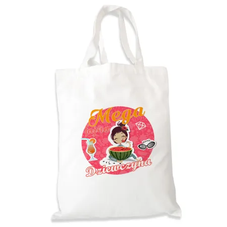 Torba na zakupy dla DZIEWCZYNY Mega fajna Dziewczyna