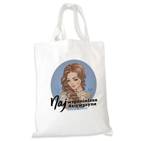 Torba na zakupy dla DZIEWCZYNY Najwspanialsza Dziewczyna