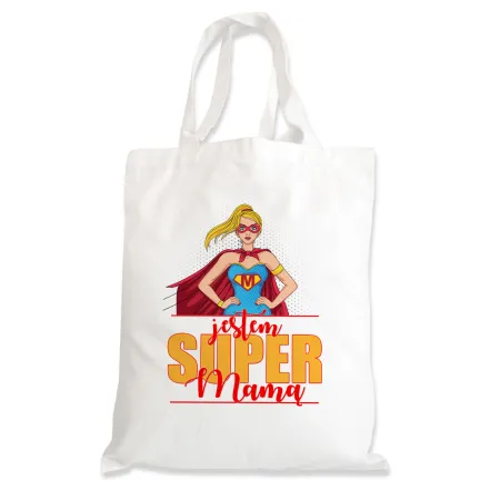 Torba na zakupy na DZIEŃ MATKI Jestem super Mama