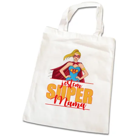 Torba na zakupy na DZIEŃ MATKI Jestem super Mama