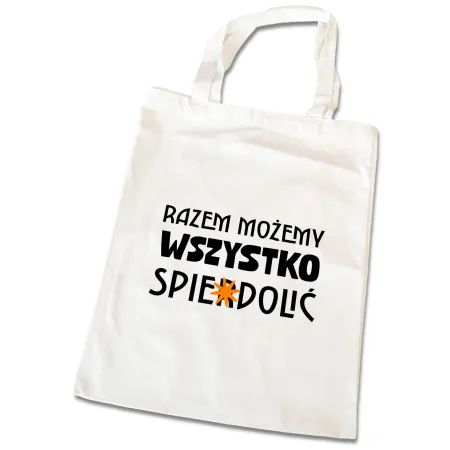 Torba na zakupy BEZ CENZURY walentynki Razem możemy wszystko spie*dolić